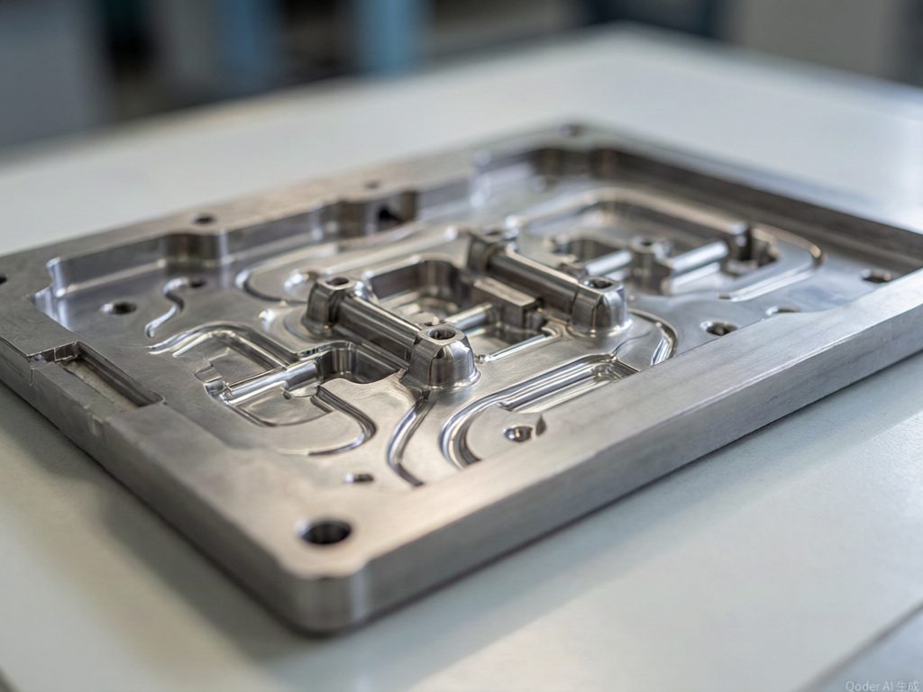 Injection mould, polished cavity